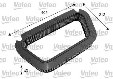 VALEO Filtr kabinowy 698792