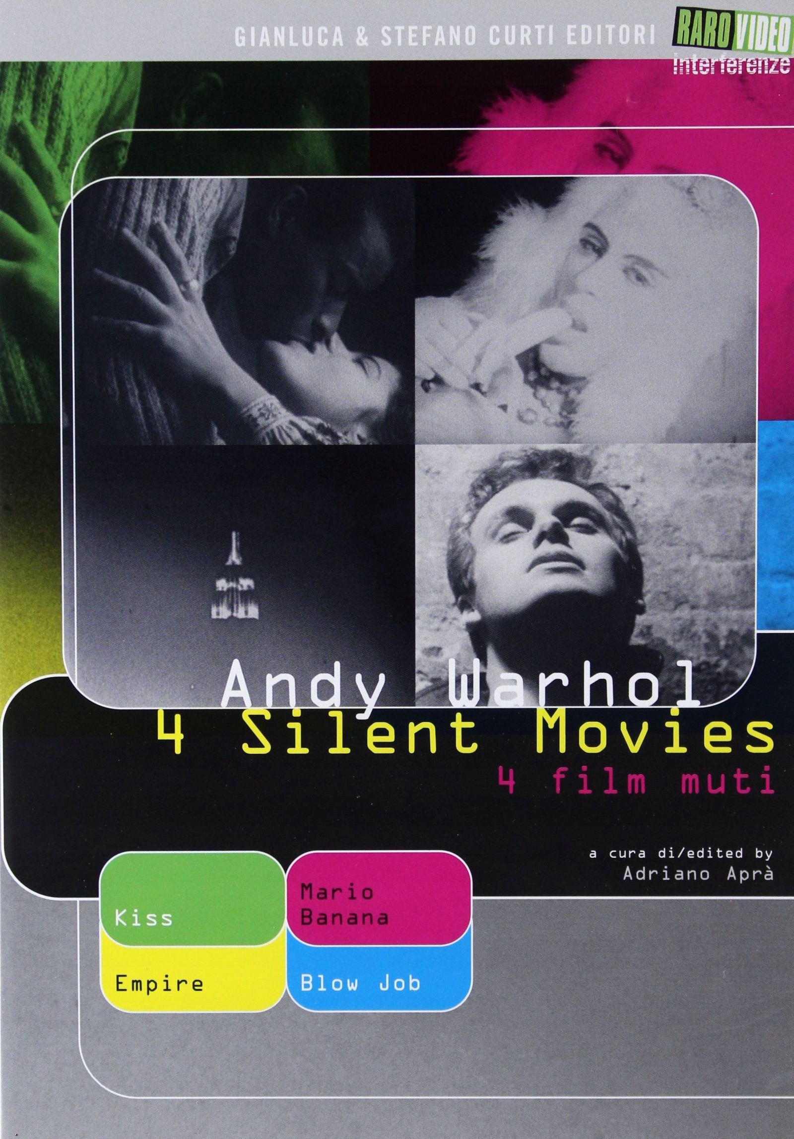 Andy Warhol - 4 Silent Movies - 4 Film Muti [4DVD]