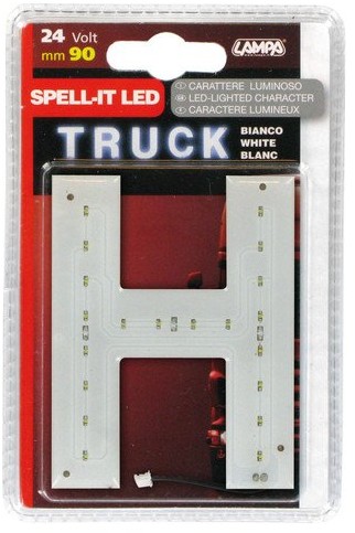 Unbekannt Lampa, Spell-IT LED, 90 MM, 24 V, H, biały 98730