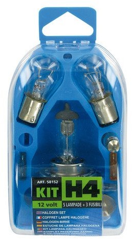 Lampa 58152 Kit lampy firmy notebook/laptop, halogenowe H4, 12 V, 8 sztuki 58152