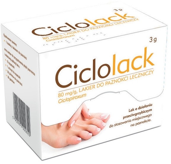 Sun-Farm Ciclolack 80mg/g leczniczy lakier do paznokci 3g