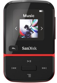 SanDisk Sansa Clip Sport Go 32GB Czarny SDMX30-032G-G46K (SDMX30-032G-G46R)