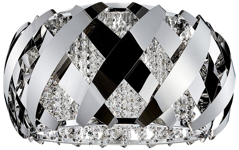 Luxera 46067 - Lampa sufitowa kryształowa STRATOSS 8xG9/33W/230V