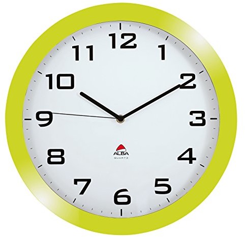 Alba HORISSIMO bezgłośny zegar ścienny, rozmiar M HORISSIMO V