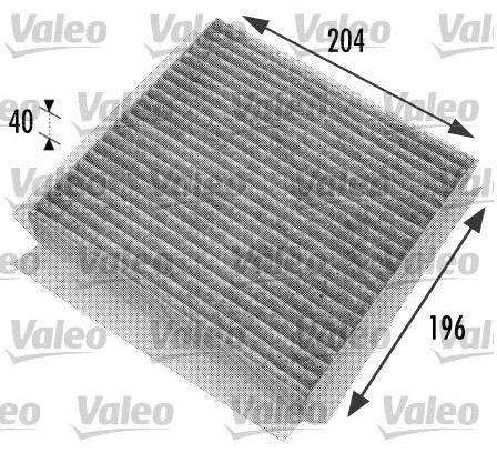 VALEO Filtr, przewietrzanie przestrzeni pasażerskiej 698774