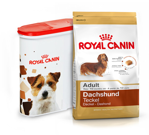 Royal Canin Dachshund Adult 1,5kg + Pojemnik na karmę 1,5kg 189350