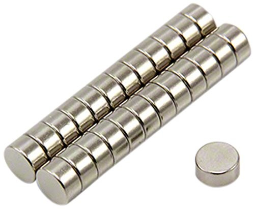 first4magnets Magnes Expert 6 mm średnicy x 3 mm grubości magnes samarium kobaltowy - 0,7 kg ciągnięcie (20 szt.) F643SC-20