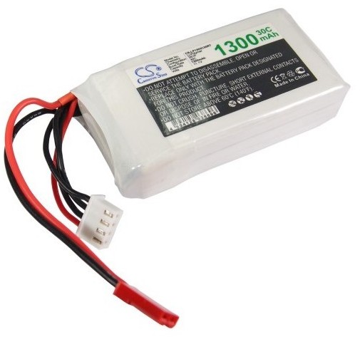 Cameron Sino 1300mAh 14.43Wh Li-Polymer 11.1V 3S 30C Cameron Sino)