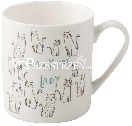 Creative Tops KUBEK PORCELANOWY Crazy Cat Lady KOTY - Everyday Home 5199947
