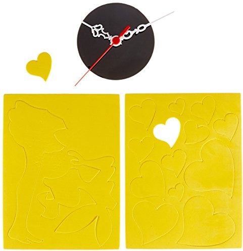 Asir Group LLC Zegar 3D-93 Clocky Dekoracyjny zegar ścienny, kolorowy 3DUhr-93