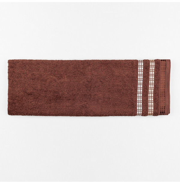 Markizeta Ręcznik Luxury kolor brązowy LUXURY/RB0/575/050090/1