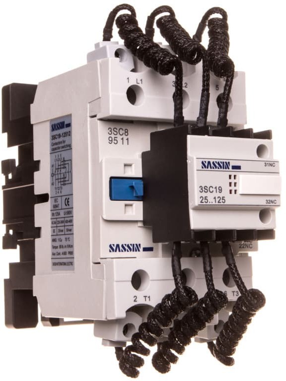 Erko Stycznik łączenia kondensatorów 3P 25/50kvar 72A 1Z 2R SLK_3SC19-125 125