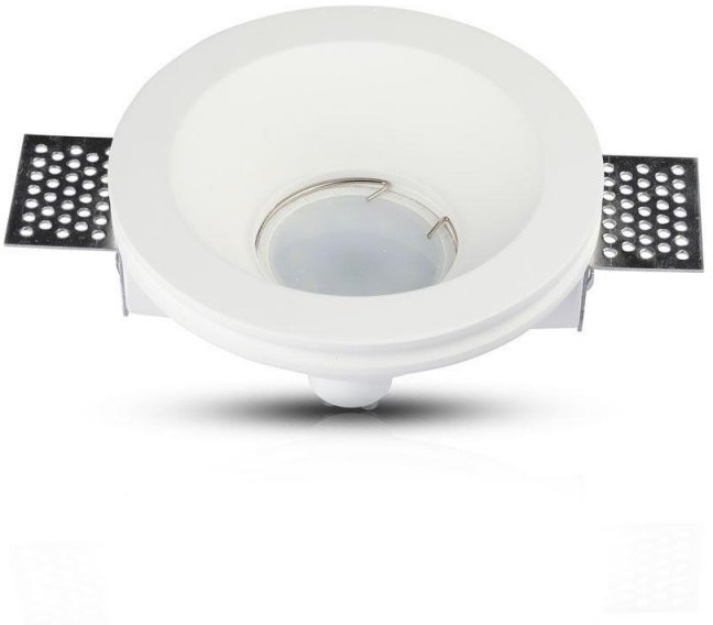 v-tac Oprawa Oczko V-TAC GIPS GU10 Wpuszczane Okrągłe fi.120 Biała VT-776