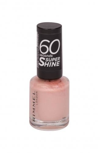 Rimmel London London 60 Seconds Super Shine lakier do paznokci 8ml 724 Sea Fizz