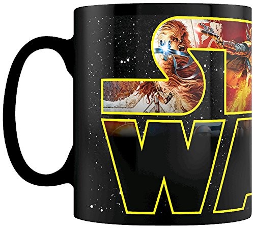 Star Wars: Les Derniers Jedi Star Wars ceramiczny kubek  logo Characters Heat Change (320 ML) SCMG24755