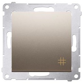 Kontakt Kontakt_Simon Łącznik krzyżowy (moduł) 16AX. 250V. zaciski śrubowe złoty mat DW7A.01/44