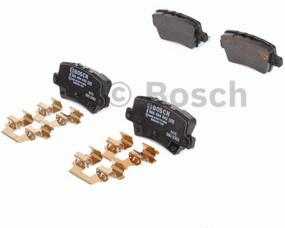 Bosch Zestaw klocków hamulcowych, hamulce tarczowe 0 986 494 642