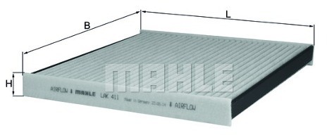 Knecht Filtr, wentylacja przestrzeni pasażerskiej LAK 411