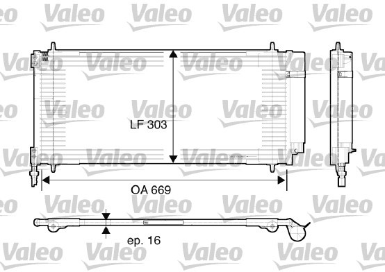 Valeo Skraplacz, klimatyzacja 817740