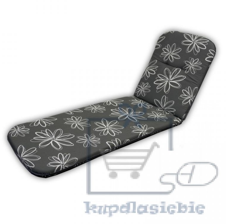 Sun garden Poduszka SCALA LIEGE - szara z kwiatami 30200-70