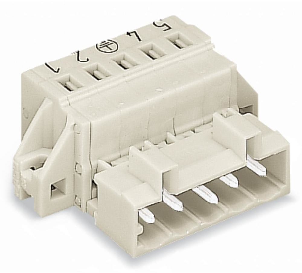 WAGO Listwa złączy męskich standardowa) WAGO 721-604/019-000 Ilośc pinów 4 Raster 5 mm 50 szt