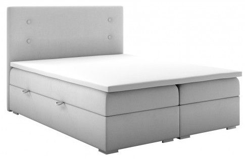 Elior Podwójne łóżko boxspring Rilla 140x200 - 58 kolorów