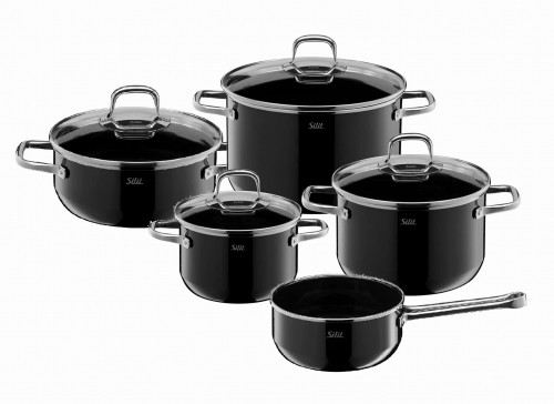 Silit Elegance Line Black 5cz. - zestaw garnków, Silargan 2109304807.2