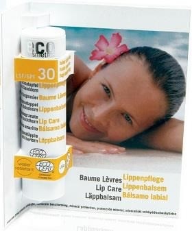 Eco Cosmetics Balsam do ust LSF/SPF 30 z owocem granatu i rokitnikiem GreenLine-1141-uniw