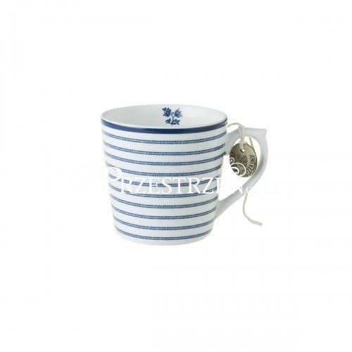 Laura ashley PORCELANOWY KUBEK Laura Ashley BLUEPRINTS Candy Stripes 220 ml W178246