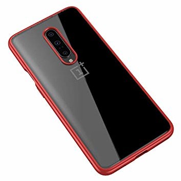 Baomasir Baomasir Oneplus 7 Pro etui ultra cienkie, przezroczyste, odporne na zarysowania, twarde etui z silikonu TPU (termoplastyczny poliuretan) typu bumper hybrydowy (czarny) Oneplus 7 Pro