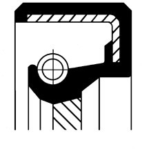 CORTECO Pierścień uszczelniający wału, wał korbowy 15030307B