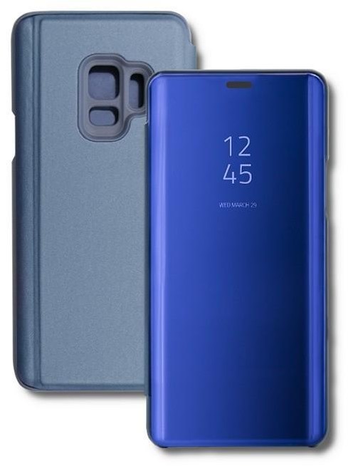 Qoltec Etui do Samsung Galaxy S9 | flip cover | niebieskie 52134