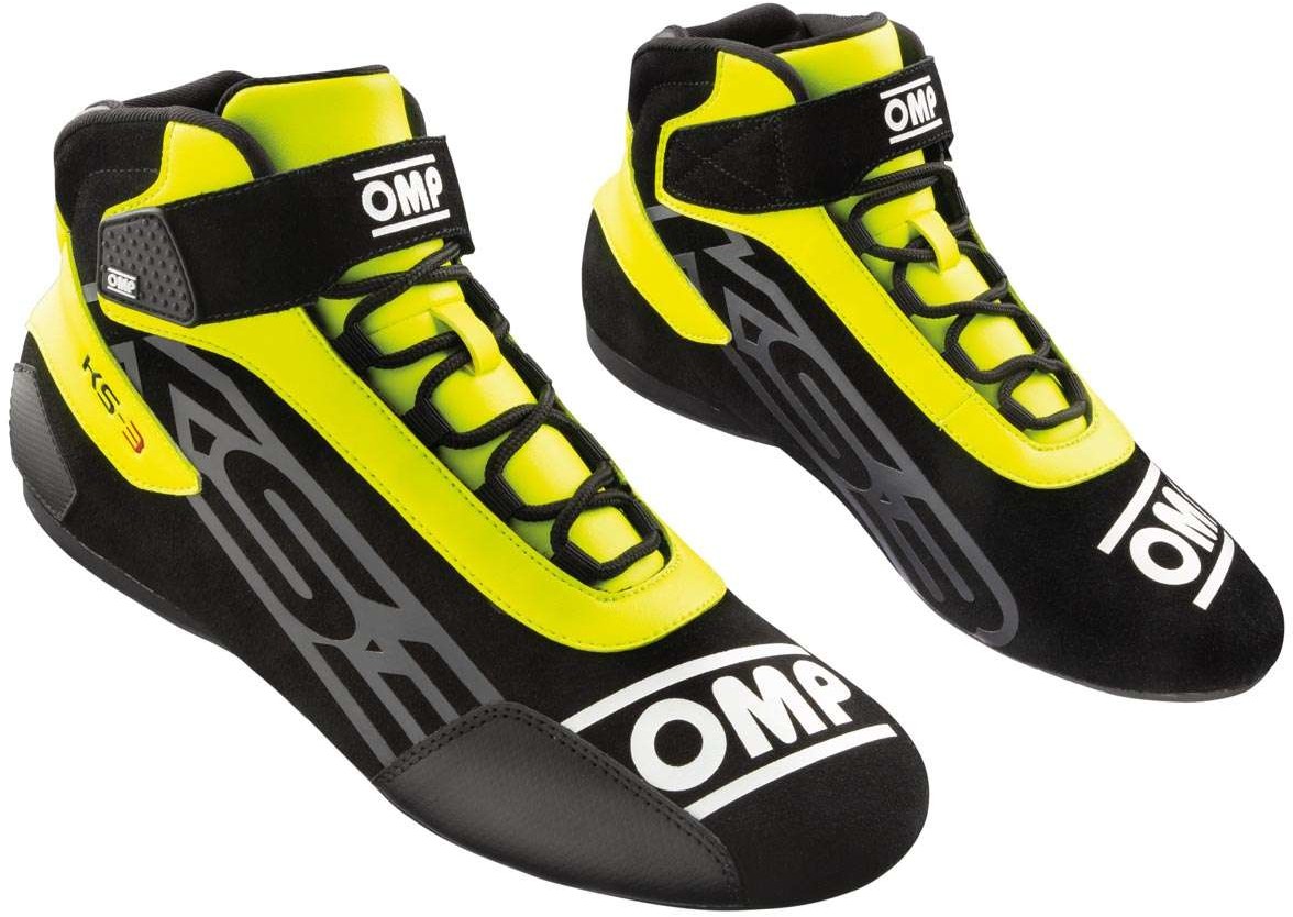 OMP Racing Buty kartingowe KS-3 MY21 czarno-żółte IC/82617838