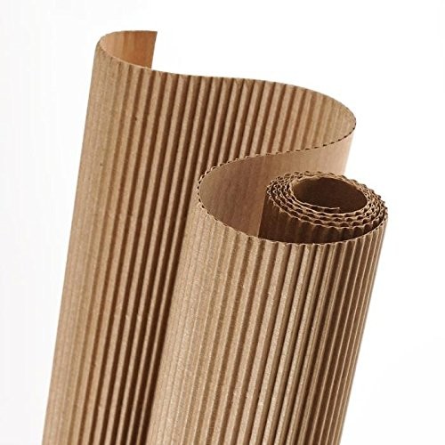 Canson 200992619 rolka falowane tektura, karton, karty 50 x 70 cm, Natural
