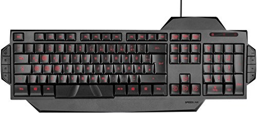 Speed Link RAPAX klawiatur  (USB, Gaming, USB, czarna, PC/Server, wygięty)