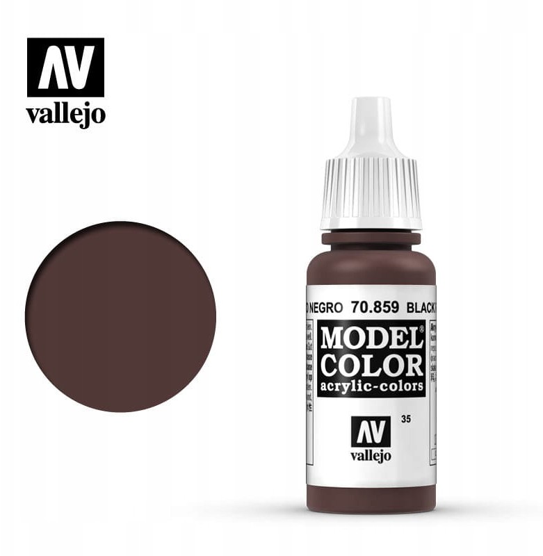 Vallejo Model Color 035 70.859 Black Red