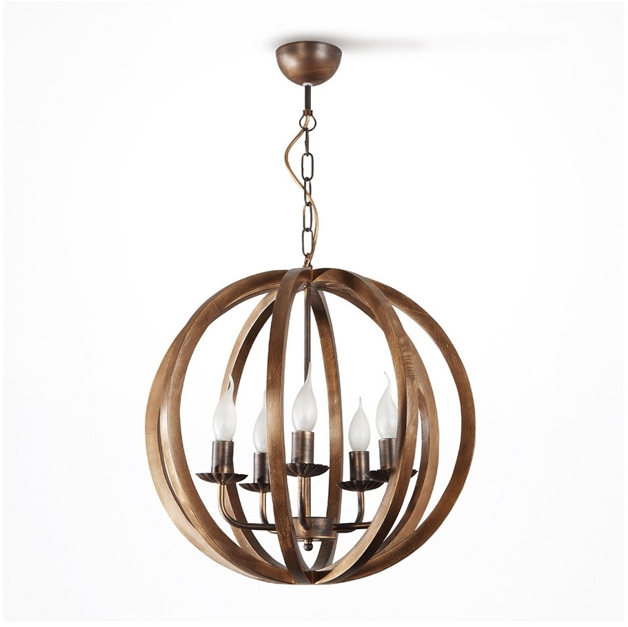 Light4home Żyrandol na łańcuchu EMPIRE 5xE14/40W/230V