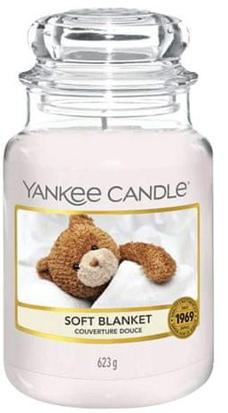 Yankee Candle Świeca w szklanym słoju Miękki koc 623 g