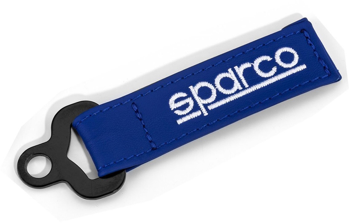 Sparco Breloczek skórzany do kluczy Sparco niebieski 099070AZ