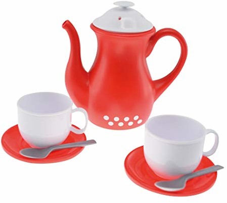 Gowi 454 85 zestaw do herbaty Tea 4 Two-częściowy. 8-częściowy serwis do herbaty dla dzieci