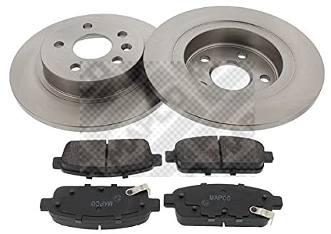 Mapco MAPCO 47697 tarcze hamulcowe z okładzinami hamulcowymi 47697