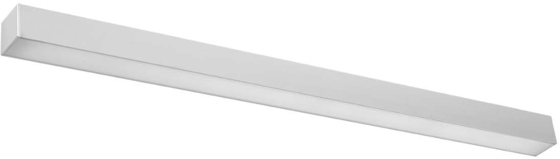 Thoro Nowatorska Lampa KINKIET PINNE 950 ALUMINIUM SREBRNY SATYNA Minimalistyczny Design Lampa Ścienna na Ścianę Moduł LED Ciepła Barwa Światła Oświetlenie do Salonu Sypialni Biura Oprawa THORO TH.055
