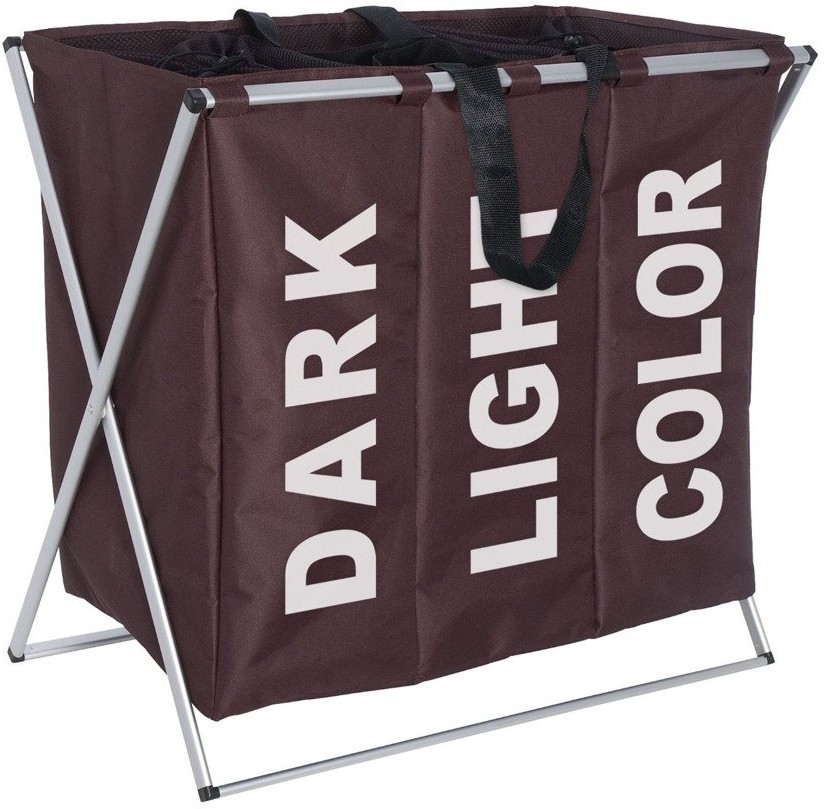 Wenko Pojemnik na pranie brązowy, 130 l