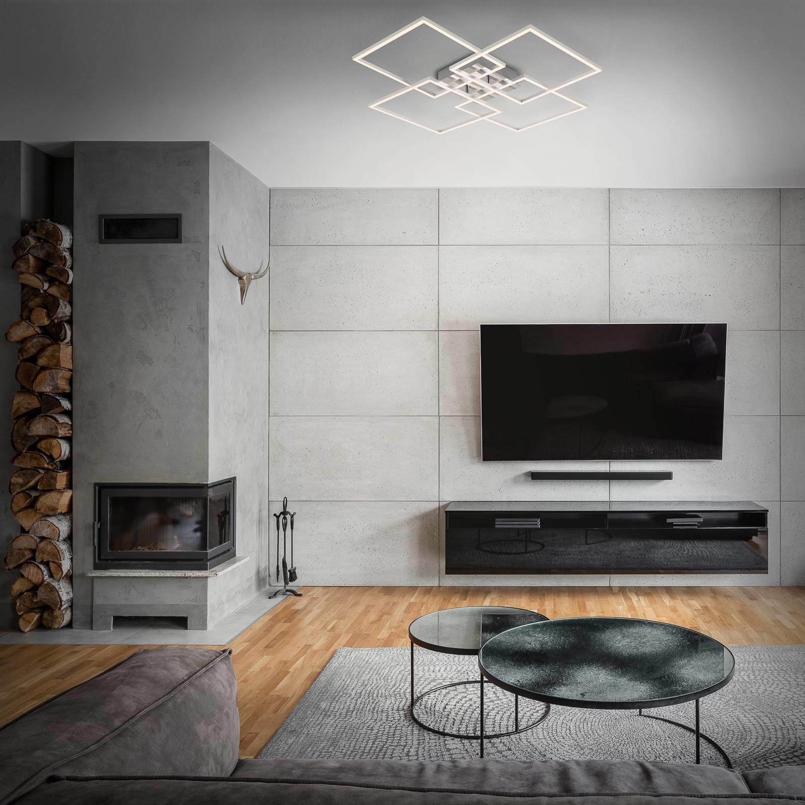 Briloner Lampa sufitowa LED Frames