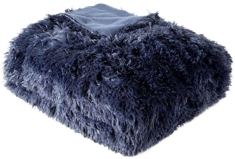 Eurofirany Euro Firany Narzuta 200 x 220 Lettie Granatowy 1220589