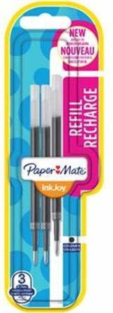 Paper-mate Wkład do długopisu INKJOY gel czarny 3szt.blister 1957050