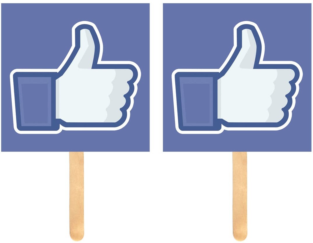 Congee.pl Foto rekwizyty Polub to! Like - 2 szt. FB-023