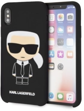 Karl Lagerfeld Case hardcase iPhone Xs Max KLHCI65SLFKBK czarny + EKSPRESOWA KLHCI65SLFKBK