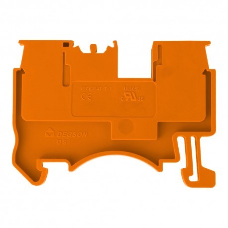 Geberit DEGSON szynowa przelotowa zaciskowa pomarańczowa 1,5mm2 1P UL DS1.5-01P-15-00A(H)