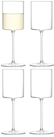 Ego LSA International Otis kieliszek do białego wina, przezroczyste szkło, 240 ml, 4 sztuki OF02